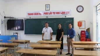 Kiểm tra công tác chuẩn bị thi tốt nghiệp THPT năm 2025