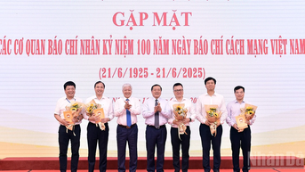 Chủ tịch Ủy ban Trung ương Mặt trận Tổ quốc Việt Nam gặp mặt các cơ quan báo chí nhân kỷ niệm 100 năm Ngày Báo chí Cách mạng Việt Nam