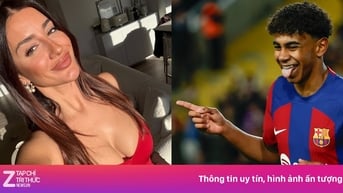 Cô gái gây chú ý khi đi nghỉ hè cùng Yamal