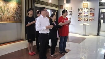 Hội Nhà báo Việt Nam tỉnh thăm, viếng Nhà tưởng niệm Nguyễn An Ninh
