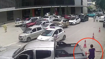 Một bệnh nhân bị xe bán tải lùi chèn qua người trong khuôn viên bệnh viện