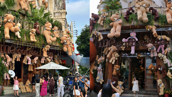 Chi nửa tỉ trang trí gấu bông, quán cà phê TP.HCM thành điểm check-in 'hot' hè 2025