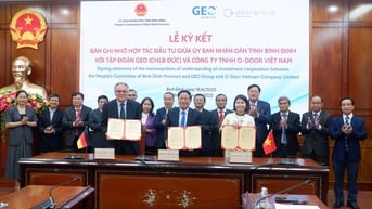 Chủ tịch UBND tỉnh Phạm Anh Tuấn làm việc với Tập đoàn GEO (Đức) và Công ty O-DOOR Việt Nam và tiến hành ký kết Bản ghi nhớ hợp tác đầu tư (MOU)