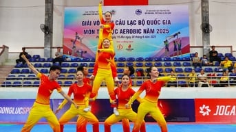 200 VĐV tranh tài tại Giải vô địch các CLB quốc gia môn Thể dục Aerobic