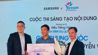 Trao giải cuộc thi "Galaxy AI - Hiểu tiếng Việt, tôn vinh du lịch Việt"