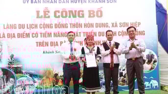 Công bố thôn Hòn Dung có tiềm năng phát triển du lịch cộng đồng