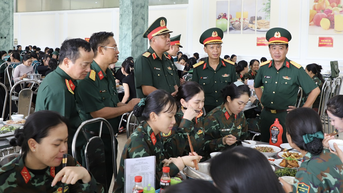 Sáng tạo, trách nhiệm để bữa cơm bộ đội được ngon hơn
