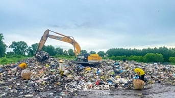 Cà Mau vận hành khẩn cấp các bãi rác tạm
