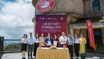 Sun Group ký kết mở chuỗi café Highlands trên hệ thống khu du lịch