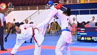 Karate Việt Nam giành 11 HCV trong ngày mở màn giải vô địch Đông Nam Á 2025