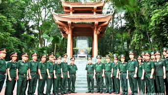 Cục Bảo vệ an ninh Quân đội hành quân về nguồn