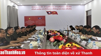 Quân khu 4 tăng cường hợp tác với các đơn vị Quân đội Lào