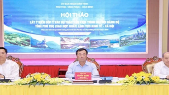 Hội thảo lấy ý kiến góp ý vào dự thảo Văn kiện trình Đại hội Đảng bộ tỉnh Phú Thọ mới
