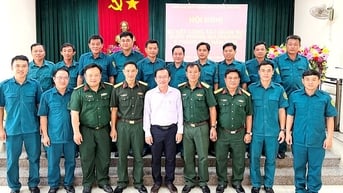 Ban Chỉ huy Quân sự huyện An Phú sơ kết công tác quân sự, quốc phòng