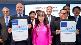 Vietjet đặt mua thêm 100 máy bay Airbus