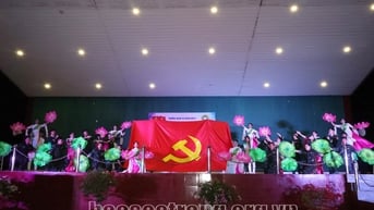 Tổ chức chương trình văn nghệ đặc biệt chào mừng Đại hội đại biểu Đảng bộ Trường Quân sự lần thứ XIII, nhiệm kỳ 2025 - 2030