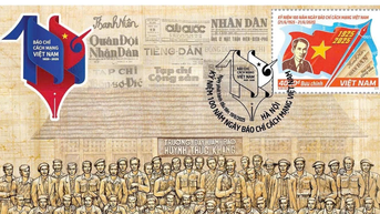 Bộ Tem đặc biệt kỷ niệm 100 năm Ngày Báo chí Cách mạng Việt Nam