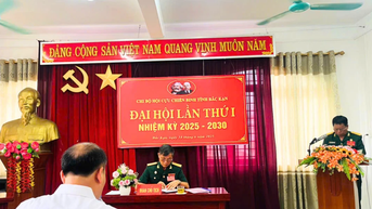 Đại hội Chi bộ Hội CCB tỉnh Bắc Kạn