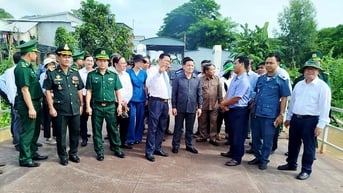 Hội đàm thống nhất mở Cửa khẩu phụ Khánh An - Prek Chrey