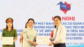 Báo Hànộimới đạt giải đặc biệt Cuộc thi viết về điển hình tiên tiến, người tốt, việc tốt năm 2025