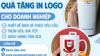 Quà tặng in logo - Giải pháp quà tặng doanh nghiệp toàn diện, nâng tầm thương hiệu