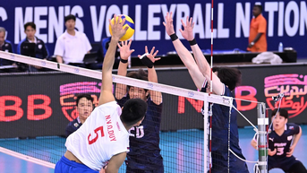 Thua Hàn Quốc, bóng chuyền nam Việt Nam đứng nhì bảng tại AVC Nations Cup