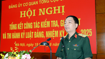 Đảng ủy Cơ quan Tổng cục Chính trị tổng kết công tác kiểm tra, giám sát nhiệm kỳ 2020-2025