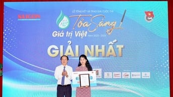 Báo Sài Gòn Giải Phóng trao 32 tác phẩm đoạt Giải Cuộc thi Tỏa sáng giá trị Việt năm 2023-2025