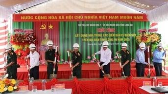 Long An khởi công xây dựng 69 căn nhà Điểm dân cư biên giới