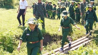 Lễ xuất ngũ "Học kỳ trong quân đội" lớp thiếu nhi năm 2025