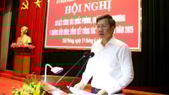 Tập trung hoàn thành nhiệm vụ quốc phòng, quân sự địa phương 6 tháng cuối năm 2025 và chuẩn bị tốt công tác tuyển quân năm 2026