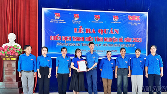 Thành đoàn Lào Cai ra quân Chiến dịch Thanh niên tình nguyện hè 2025