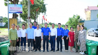 Thành đoàn Tam Điệp tổ chức các hoạt động hưởng ứng Chiến dịch Thanh niên tình nguyện hè 2025