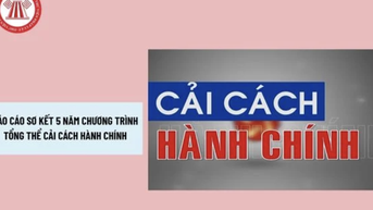 Kế hoạch Sơ kết 05 năm thực hiện Chương trình tổng thể cải cách hành chính nhà nước của Bộ VHTTDL