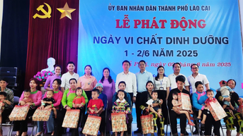 Thành phố Lào Cai phát động hưởng ứng Ngày vi chất dinh dưỡng năm 2025
