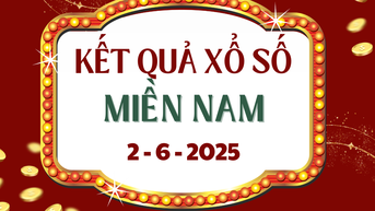 Xổ số miền Nam ngày 2 tháng 6, trực tiếp kết quả XSMN hôm nay 2/6/2025