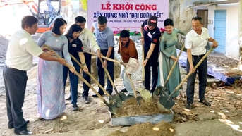 Khởi công, khánh thành và bàn giao 2 nhà Đại đoàn kết