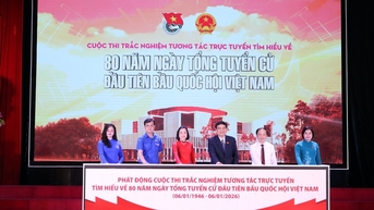 Phát động Cuộc thi trực tuyến tìm hiểu về 80 năm Ngày Tổng tuyển cử Quốc hội Việt Nam
