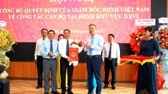Ông Trần Mạnh Toàn được bổ nhiệm giữ chức Giám đốc BHXH khu vực XXVI