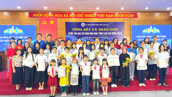 Tổng kết, trao giải Cuộc thi Đại sứ văn hóa đọc tỉnh Lào Cai năm 2025
