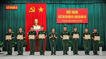 Lữ đoàn 6 hoàn thành xuất sắc nhiệm vụ 6 tháng đầu năm 2025
