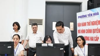 Cầu Giấy: Từ công tác nhân sự đến vận hành thử mô hình hai cấp được chuẩn bị bài bản
