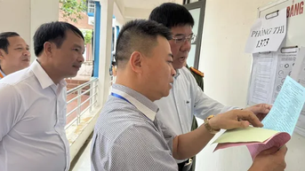 Đến điểm thi tốt nghiệp nhờ bản đồ số
