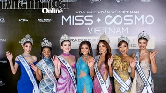 Miss Cosmo hòa cùng "sức nóng" cuộc thi Hoa hậu Hoàn vũ Việt Nam