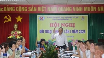 Công ty Nhôm Đắk Nông đối thoại với người lao động