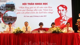 Hội thảo khoa học phát huy giá trị di sản văn hóa trên quê hương Nhà văn Nam Cao gắn với phát triển du lịch bền vững