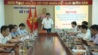 Hội nghị trực tuyến triển khai công tác y tế khi thực hiện mô hình chính quyền địa phương 2 cấp