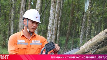 Ra quân giải phóng hành lang lưới điện cao áp tại Kỳ Anh