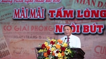 Bộ trưởng Nguyễn Văn Hùng: Chương trình nghệ thuật "Mãi mãi tấm lòng son- Ngòi bút sắc" là lời tri ân và đóa hoa thơm tặng người làm báo