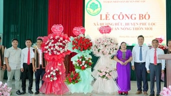 Hương Hữu được công nhận xã đạt chuẩn nông thôn mới